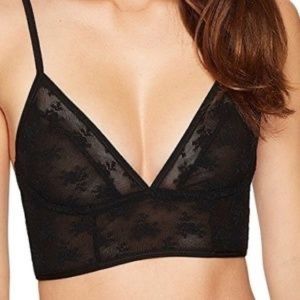 Lace Black Cage Bra NWT | Free People | Sz 36D